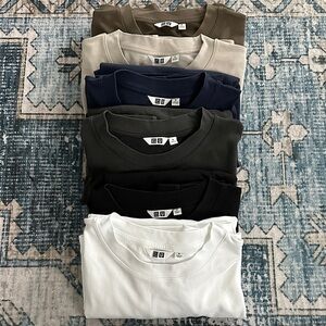 Uniqlo Men's Airism Oversized Short Sleeve Tees